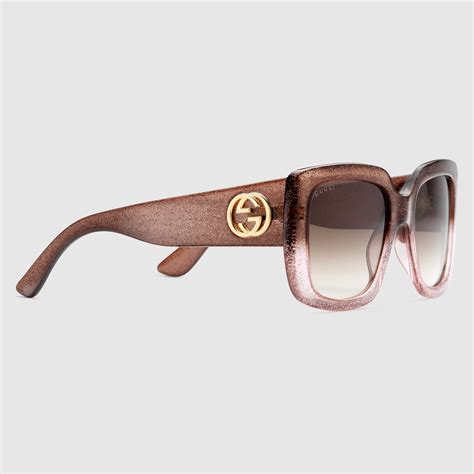 gucci rectangular frame optyl sunglasses|gucci square sunglasses unisex.